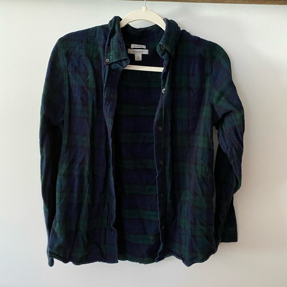 LL Bean flannel